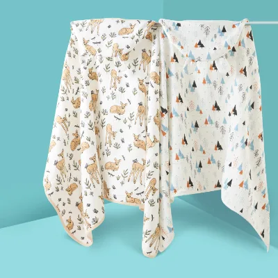 Cute Animal Floral Design Cotton Hooded Baby Kids Bath Towel Dry Fast Baby Towel Soft Hooded Baby Towels