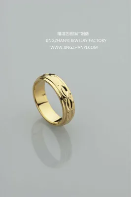 Gold Plated Single Silver Knuckle Ring