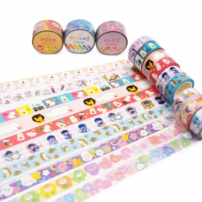 Digital Custom Cute Washi Tape Stickers Roll Manufacturer