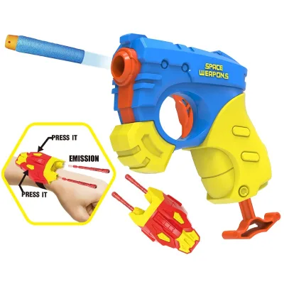 Newest Abs Plastic Toy Gun Toy Gun Pistol With Soft Bullet Funny Kids Shoot Toy
