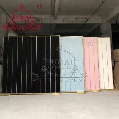 Pink Velvet Fabric Backdrop Wedding Decoration Backdrop For Event Stage