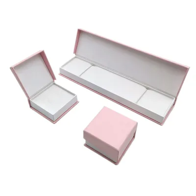 Customized Recyclable Jewelry Combination Box Rigid Paper Jewelry Storage Box