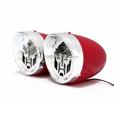 Popular Motorcycle Stereo Mp3 Burglar Alarm Device Bluetooth Playback Music Speaker 3.5 Inch