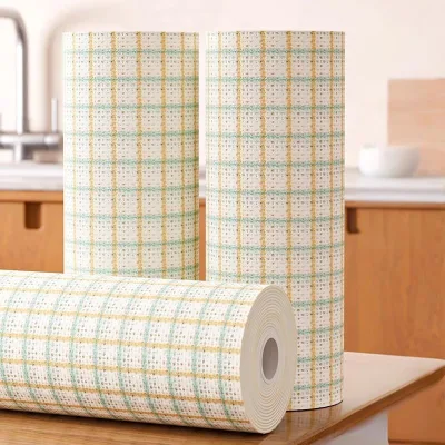 Wholesale Eco-friendly Solid Shape Non-Woven Dish Towel Disposable Kitchen Cleaning Rags Tablets