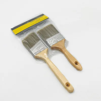2.5 Inch 3 Inch Polyester Angle Paint Brush with Wood Handel Brush Set
