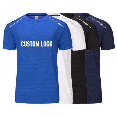 T-shirt Manufacturer Tshirt Custom Design Branded Tshirt White Polyester T-shirt Running Sport T-shirt