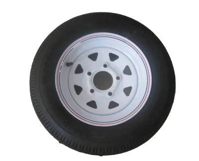 175/80R13 Trailer Wheel with Tire | 13 Inch Galvanized Rim for Boat Caravan Utility Trailer