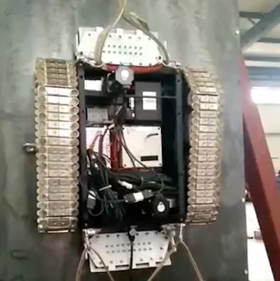 3mm wall thickness vertical wall climbing robot AVT-8T