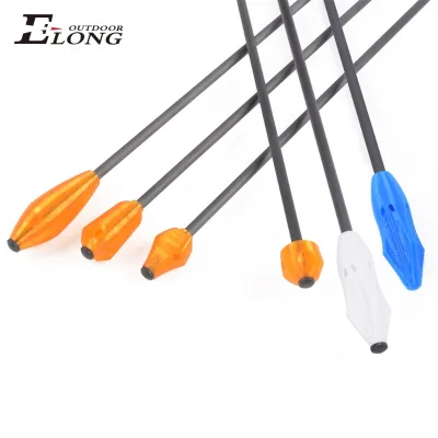Elong Outdoor Traditional Whistling Arrowhead 6.2mm Screw-in Plastic Whistle Blunt Arrow Point