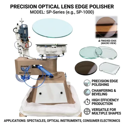 Small Portable Glass Edge Polishing Banding Machine Glass Edge Polishing Machine