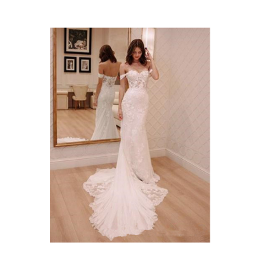 Hot Pure White Simple Vintage Couture Wedding Anniversary Dresses