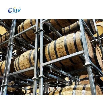 Rectangle Wine Barrels Storage Safe Rack