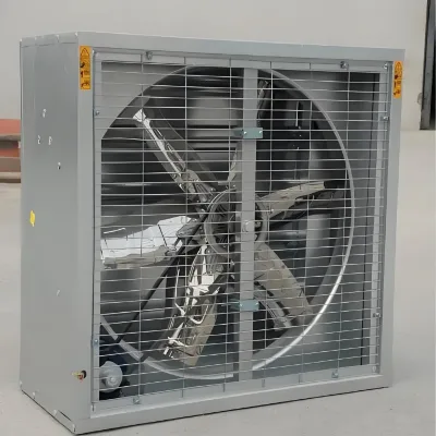 Industrial AC Wall-Mounted Axial Fan with Stainless Steel Blades for Exhaust Ventilation