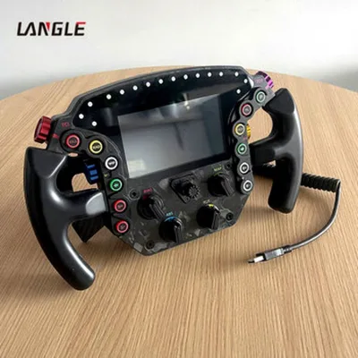 Professional Racing Simulator Steering Wheel Realistic Aluminum Design for Motion Platform and Driving Simulation Racing Wheel