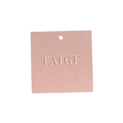 Factory Customized Wholesale Square Hangtags Label Recycled Eco Socks String for Clothing Own Logo Tag Hangtag Custom Paper