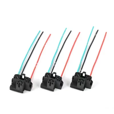 Car Alarm H4 Relay Socket Connector Wiring Harness Cable 3 Pin Plug Wire