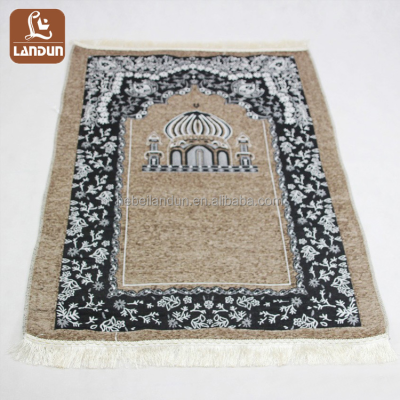 Durable Mosque Rug Jacquard Islamic Mats Muslim Prayer Mat