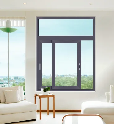 Aluminum Kitchen Sliding Window Hurricane Impact with Excellent Price Reflective Glass Windproof Sliding  windows  for Apartment