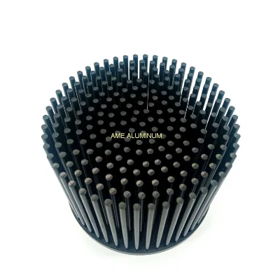 Custom Sunflower Pattern Radiator Heat Sink Extrusion Profile Aluminum LED Light Round Heat Sinks for Case