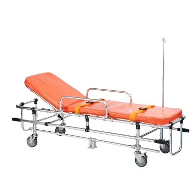 HC-J002 Wholesale Ambulance Car Stretcher Factory Price Aluminum Wheeled Ambulance Stretcher