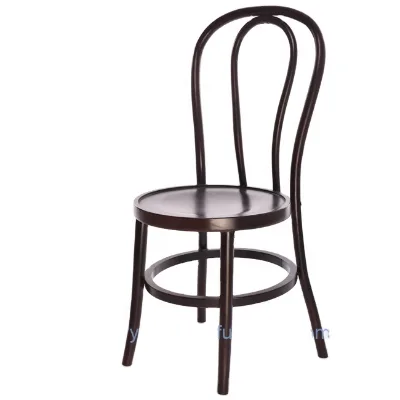 Modern Design Solid Antique Bentwood Chairs Stacking Thonet Chairs for Wedding Dining Beech Wood Home Furniture Park Apartment