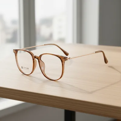 TR90+Titanium Optical Eyeglasses Frames From China Factory Men's Women's Square Spectacle Frames for Reading Myopia Use