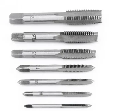 Factory Direct Sales of High Quality Durable Hand Straight groove Taps High Speed Steel Blind Hole Through Hole Machine Taps