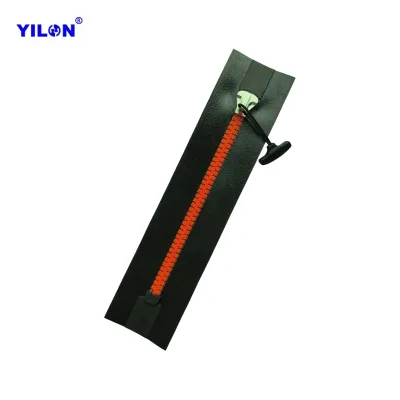 New Design Orange Waterproof Airtight Zipper for Inflatable Tents and Coverings