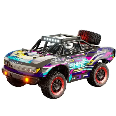Professional Racing Remote Control Car 1:18 Full Proportion RC 4WD Short Card High-speed Car Climbing Off-road Racing Car