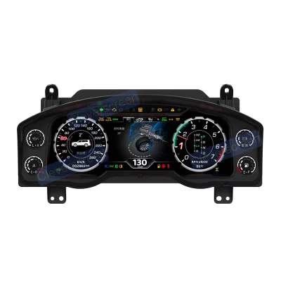 LCD Dashboard GPS Navigation Digital Instrument Cluster Built-in GPS 1080P HD Plug Play Portable for Land Cruiser