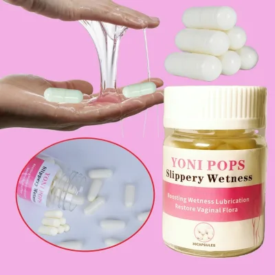Women's Chinese Herbal Private Area Lubricating Capsules for Vaginal Care Intimate Pleasure & Moisture