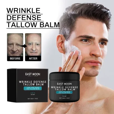 Hot Selling Men's Anti-Aging Tallow Balm Organic Herbal Hydrating Moisturizing Firming Skin Rejuvenation Cream Anti-Wrinkle