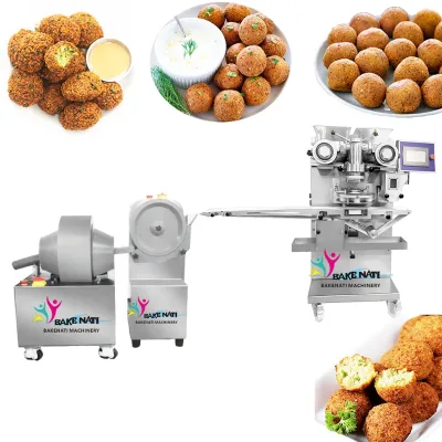 Bakenati BNT-208 Industrial Rice Ball Meatball Production Line Automatic Falafel Machine Protein Ball Making Machine