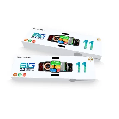 T900 PRO Max L Smartwatch Series 11 Square IPS 2.01" Large Screen Silicone Wireless Charging 7-14 Days Battery Life Unisex