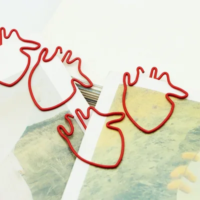 Heart Shaped Paper Clips Human Organ Parts Paper Clips for Christmas Gift