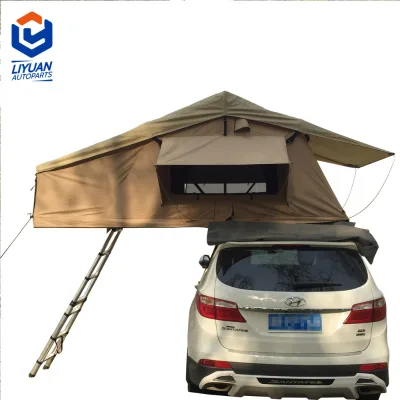 Waterproof Sunshade Folding Roof Top Car Family Camping Outdoor  Top Tent Car