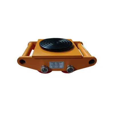 15t Machinery Mover,Heavy Duty Machinery Skate Dolly 8 Carbon Steel Wheels and 360°rotation Cap Non-slip Mat for Warehouse