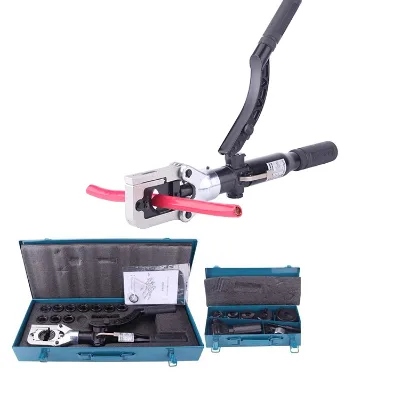 Wire Rope Crimping Tools Manual Hydraulic ZUPPER HZ-60UNV 3 in 1 Manual Hydraulic Crimping Tool Cutting and Punching Tool