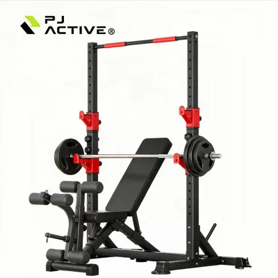 PINJIAN New 2026 Altere Musculation Fitness Bench Barbells Home Gym Set Multi-functional Training Station