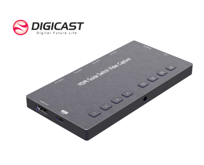 4 Channels Video Capture Card for Streaming for Switch/PS4/PS5/Xbox, Plug and Play, Works on Laptop, PC, Mac