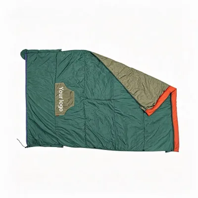 Synthetic Insulation Blanket -3-in-1 Camping Quilt, Poncho & Hammock Topquilt | Lightweight, Packable Outdoor Thermal Blanket