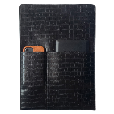 Custom Designer Genuine Leather Laptop Cover case for hp Laptop case