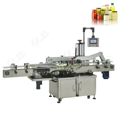 Leadworld Automatic Hot Melt Glue Stick Labeling Machine for Bottles Cans Jars Cups