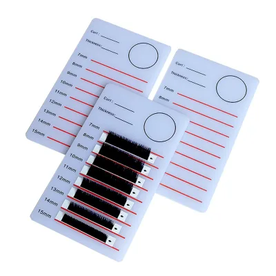 High Quality White Acrylic Lash Tray Pallet for Eyelash Extensions Lash Accessories Holder with Model Number Lash Shampoo