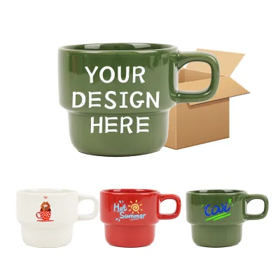 Hot Sale Ceramic Mug Cartoon Creative Coffee Cup White Coating Thermal Sublimation Cup Custom Logo Mug Gift Wholesale