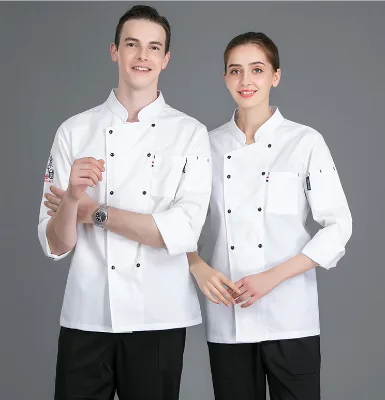2018 Hot Sale Unisex  Chef /resterant/hotel Chef / Baker Uniform