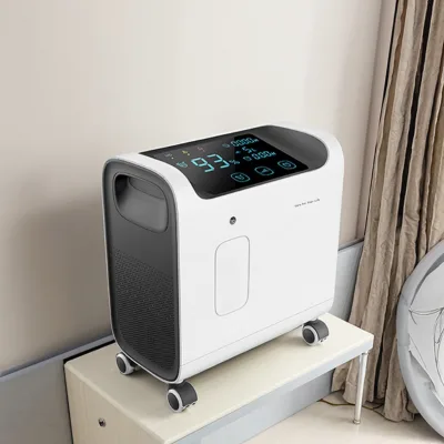 Hot Sale Portable 3L/min Wheeled Travel Oxygen Concentrator Mobile Oxygen Inhaler for Domestic Use