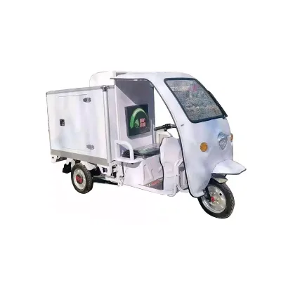 Dc Powered Electric Refrigerating Tricycle Box Cargo Use Tricycle Refrigerated With Refrigerator