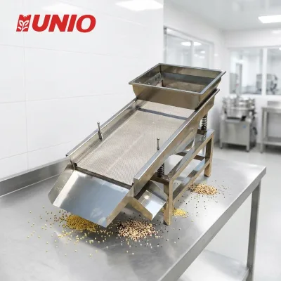 Hot Sale Newly Designed Single Layer Fly Larvae Vibrating Screen Sieve Machine for Aggregate