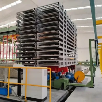 Brick Green Body Loading and Unloading System